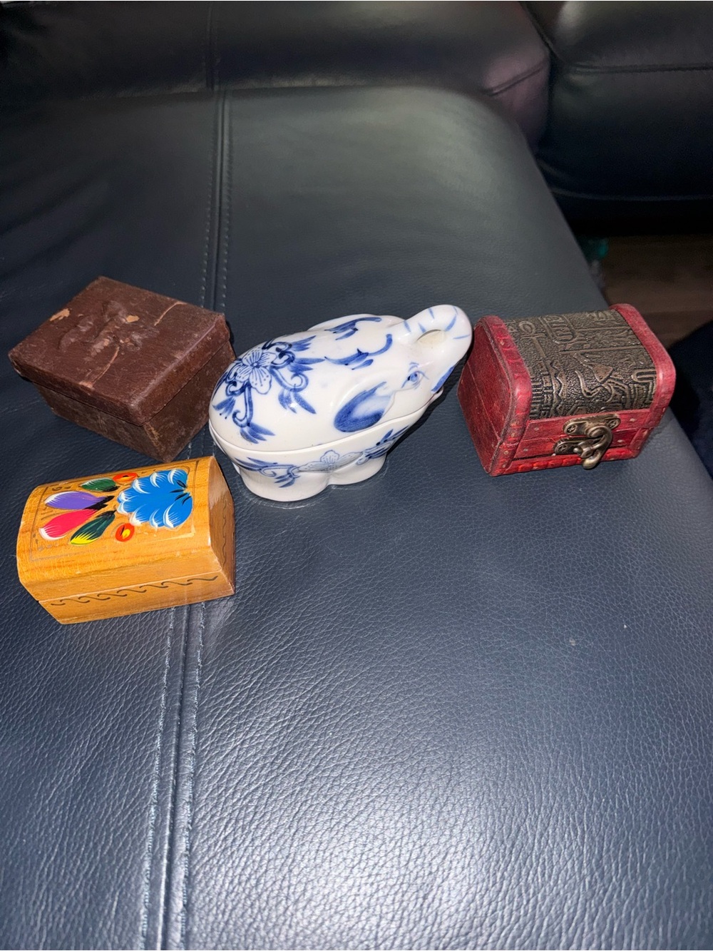 Trinket Boxes Metal Wood Porcelain